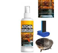 Grill Cleaner Spray,Heavy Duty Kitchen Degreaser Spray,Fast-Acting Heavy-Duty Grill Degreaser Sprays,Suitable for Grills,Stovetop,Oven,Range Hood Cleaning (1 Pcs)