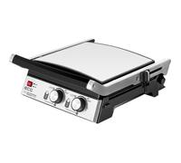 Grill Contact et Gaufrier ECG - KG 2033 Duo - 2000 W - 4 modes de cuisson - Plaques réversibles - 2 thermostats indépendants Gris G