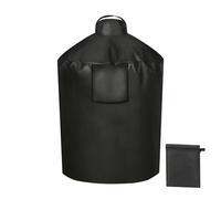 Grill Cover - Waterproof Barbecue Protector for Outdoor Cooking | 210d Oxford Fabric Windproof Adjustable Cover, Weather Resistant BBQ Shield, Ideal for Camping Grilling Patio Kitchen Backyard, Black