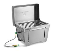 Grill de camping 1 brûleur BURNHARD® 3,2 kW, 500°C inox, système FitnFire™, ultra-compact, sac de transport, tapis de grillade - JONES Jr.