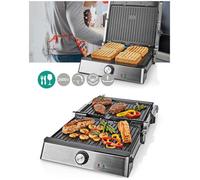 Grill de contact - LIVOO - 2000W - 29 x 23 cm - Plaques réversibles - Bac récupérateur
