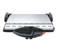 Grill de contact STEBA 161300 PG4.3 - 2000 W - Plaques en aluminium - Surface de cuisson 2x37x23 cm - Inox