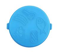 Grill de cuisine pour micro-ondes - Poêle pliable antiadhésive, machine à pizza et sandwich à chaleur rapide avec poignée ergonomique, facile à nettoyer, design compact, idéal pour la cuisson, le