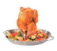 Grill de poulet et wok de légumes BBQ Gefu Acier inoxydable Argent Argent G