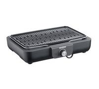 Grill de table PG 8556, avec plaque, noir
