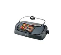 Grille-viande Adler Grill électrique 3000W - Couvercle en verre - 2 zones de cuisson + Spatule