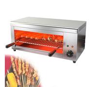 Grill Électrique À 4 Niveaux Réglables, 2000W - Capacité 30L, Thermostat 50-300°C, Fonction Plancha, Cuisson Sans Fumée, Idéal Famille (Raclette, Légumes, Viandes)