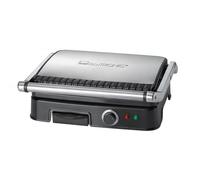 Clatronic Gril de contact KG 3487 – 2000 W, thermostat réglable – Noir/acier inoxydable