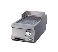 Grill Electrique à Poser Plaque Simple Rainurée Acier Carbone ou Chrome Série 900