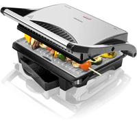 Cecotec Grill électrique 750 Full Open .Revêtement en pierre RockStone, antiadhésif maximum et meilleur nettoyage, ouverture à 180 ° C, poignée froide (1000 W)