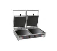 Grill Electrique Double Plaque Inf. Lisse et Sup. Rainurée 10232VRL