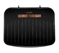 Grill électrique GEORGE FOREMAN - Surface cuisson 33x28cm - Plaques cuivre antiadhésives - 1300W