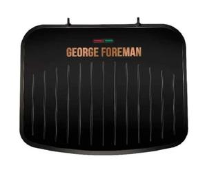 Grill électrique GEORGE FOREMAN - Surface cuisson 33x28cm - Plaques cuivre antiadhésives - 1300W