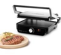 Grill Électrique Jaya 2000W ¿ Sandwich Maker,Plancha De Cuisine Électrique Et Grill,Ouverture 180º,Température Réglable,Plaque Supérieure Ajustable En Hauteur,Plaques Antiadhésives