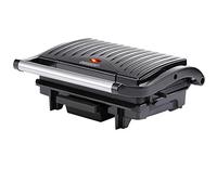 Grill électrique multifonction Grille-viande Presse à paninis Appareil à Sandwich Barbecue de table 29x24,5x11cm 1500W