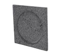 Grill en Pierre Plate Volcanique pour Barbecue à Gaz, Steaks et Brochettes | Surface Naturelle pour Cuisson Familiale, Saveurs Préservées, Format Plat, des Éclaboussures, Usage Maison ou Camping