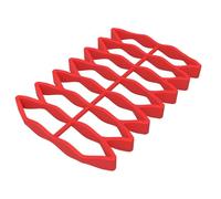 Grill En Silicone - Grille De Gril Antiadhésive Résistante À La Chaleur | Support De Refroidissement De Cuisson, Égouttoir D'huile Pour Four À Friteuse, Plateau De Cuisson, Poulet, Poisson, Viande, Lé