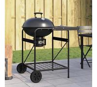 Grill extérieur avec roue Noir 96 x 72 x 113 cm Métal vidaXL