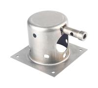 Grill Fire Burn Pot Replacement, BBQ Fire Burn Pot Replacement,Pièces de combustion en acier inoxydable avec vis pour brûleur à granulés