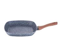 Grill - Forest - 28 Cm - Revêtement Granit Et Marbre - Aluminium Forgé - Compatible Induction