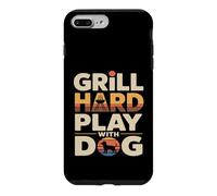 Grill Hard Play avec Chien Backyard BBQ Lover Coque pour iPhone 7 Plus/8 Plus