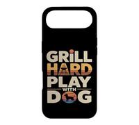 Grill Hard Play avec Chien Backyard BBQ Lover Coque pour iPhone Air