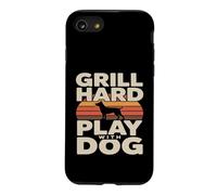 Grill Hard Play avec Chien Backyard BBQ Lover Coque pour iPhone SE (2020) / 7/8