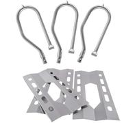 Grill Heat Plates 3-Pack - 17 5/16" X 8 3/8" Compatible with Kirkland Grills