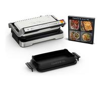 Grill intelligent 4 en 1 - TWINBIRD - Optigrill XL - 9 programmes - Ouverture 180° - 6 à 8 personnes - Acier inoxydable