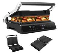Grill lectrique RELAX4LIFE 3 en 1 sans BPA 5 Modes Rglables Ouverture 180 Barbecue lectrique avec Plaque Amovible