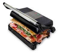 Grill Master 3 En 1 : Gril Électrique, Presse À Sandwich Et Panini. Plaques En Céramique Antiadhésives, Ouverture À 180°,Plaq[C520]