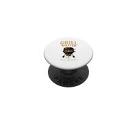 Grill Master BBQ Barbecue Griller la Viande Cookout PopSockets PopGrip Adhésif