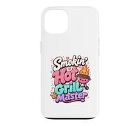 Grill-Master BBQ Grill Backyard Cookout Design Fête Coque pour iPhone 13