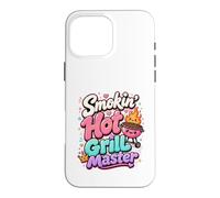 Grill-Master BBQ Grill Backyard Cookout Design Fête Coque pour iPhone 16 Pro Max