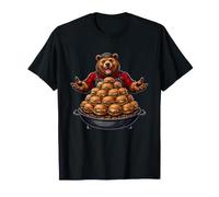 Grill Master Bear Barbecue Burger Feast T-Shirt