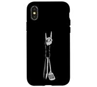 Grill Master Grilling Barbecue Cool Retro Vintage 90s Alt Metal Coque pour iPhone X/XS