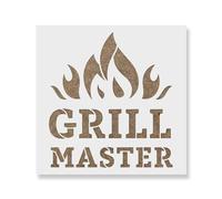 Grill Master Pochoir d'été pour barbecue 20,3 x 20,3 cm