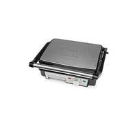 Grill multifonction 4570 Noir 2200W - Plaques pliantes 180° - Thermostat réglable - Bac récupérateur de sauces
