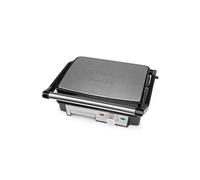 Grill multifonction 4570 Noir 2200W - Plaques pliantes 180° - Thermostat réglable - Bac récupérateur de sauces