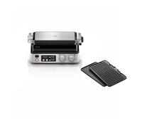 Grill multifonctions - BRAUN - Multi Grill 7 - 2000 W - 3 positions de chauffe - Noir/Acier