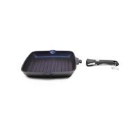 Grill noir amovible 28cm - "diamant bleu"