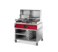 Grill Ouvert Lite Grille en Fil Rond 2 brûleurs