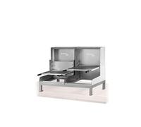 Grill Ouvert Lite Sans Base Réfractaire Acier Inoxydable Grille en V