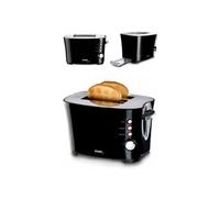 GRILL PAIN NOIR Design à Deux fentes 850W Tiroir ramasse miettes réchauffage, décongélation, Idées cadeaux