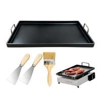Grill Pan - Rectangular Non-Stick Griddle Pan Non-Stick Metal Cookware
