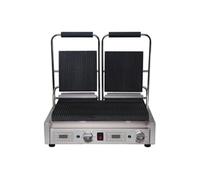 Grill Panini Professionnel Rainuré Double - 550 x 395 - Buffalo