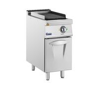 Grill pierre de lave - 4,5 kW - 50 à 300 °C - 400 V - 40 x 73 cm - Pro 730 Series - Royal Catering RCELSG-40/700C