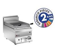 Barbecue Baron Grill pierre de lave à gaz - Grille 18 dm² - Gamme 650 - - - Acier inoxydable x650xmm
