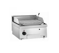 Grill Pierre de Lave à Gaz Professionnel Inox - Bartscher - - Acier inoxydable 600x600x290mm Multicolore G