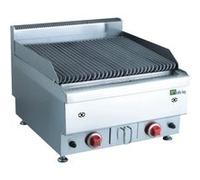 Grill Pierre de Lave au Gaz en Inox Gamme Top 650 - 14,4 kW - - - Inox 600x650x475mm